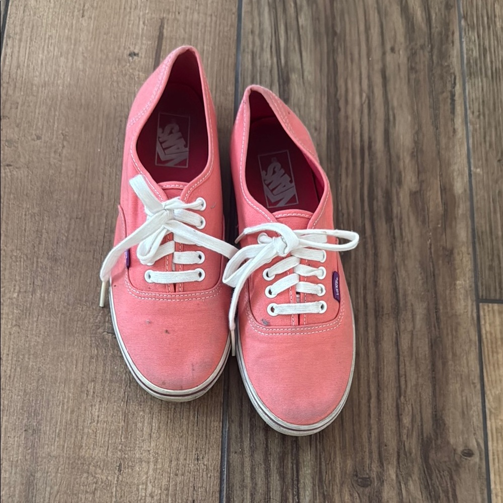 Vans Women's Pink Canvas Sneakers